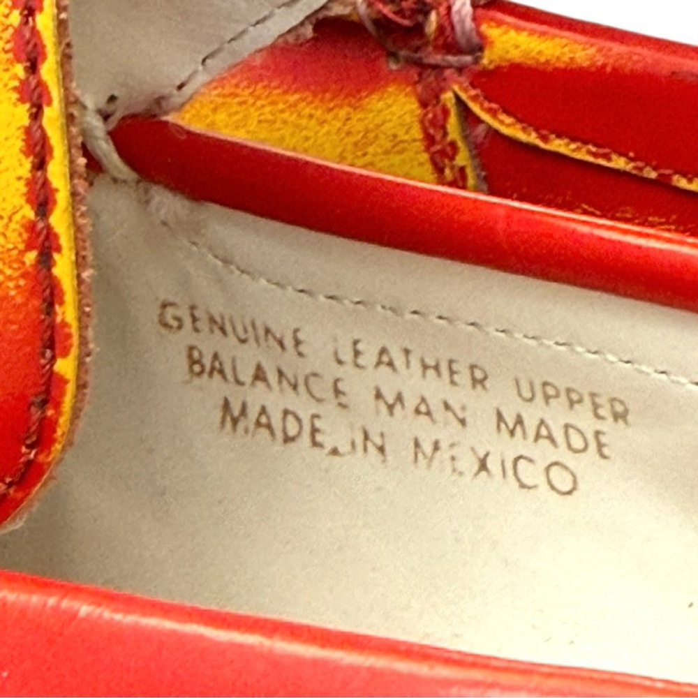 RARE Vintage Y2K Steve Madden Heat Map Chunky Platform Leather Loafers Size 8 - Picture 6 of 12